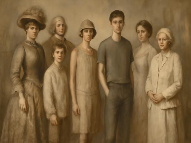 Beige, Black, and White Never Retire